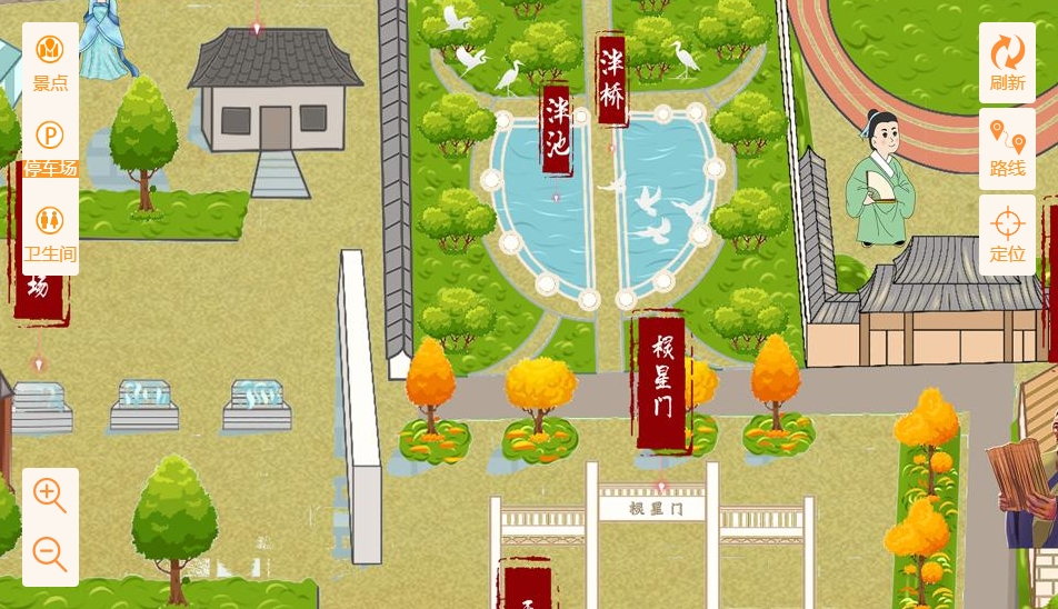 溆浦手绘地图景区语音讲解导览系统：智慧景区建设的基石